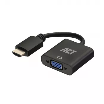 ACT 0,15 meetrit, HDMI-A-pistik VGA emasesse adapter, heliga