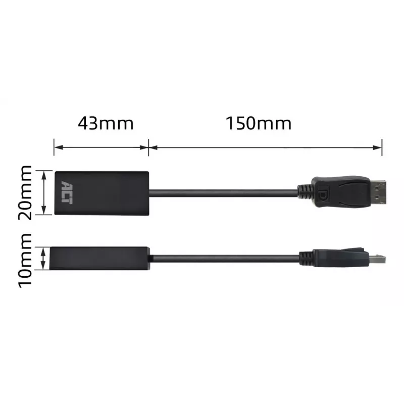 DisplayPort HDMI-adapter ACT AC7555