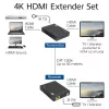 AV-saatja ja -vastuvõtja ACT 4K HDMI 2.0 laienduskomplekt CAT6 UTP kaabli kaudu IR-toega, 60 meetrit