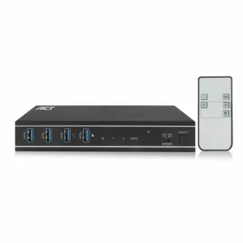ACT 2-pordiline HDMI 4K@60Hz KVM-lüliti, USB 3.2 Gen1 (USB 3.0)