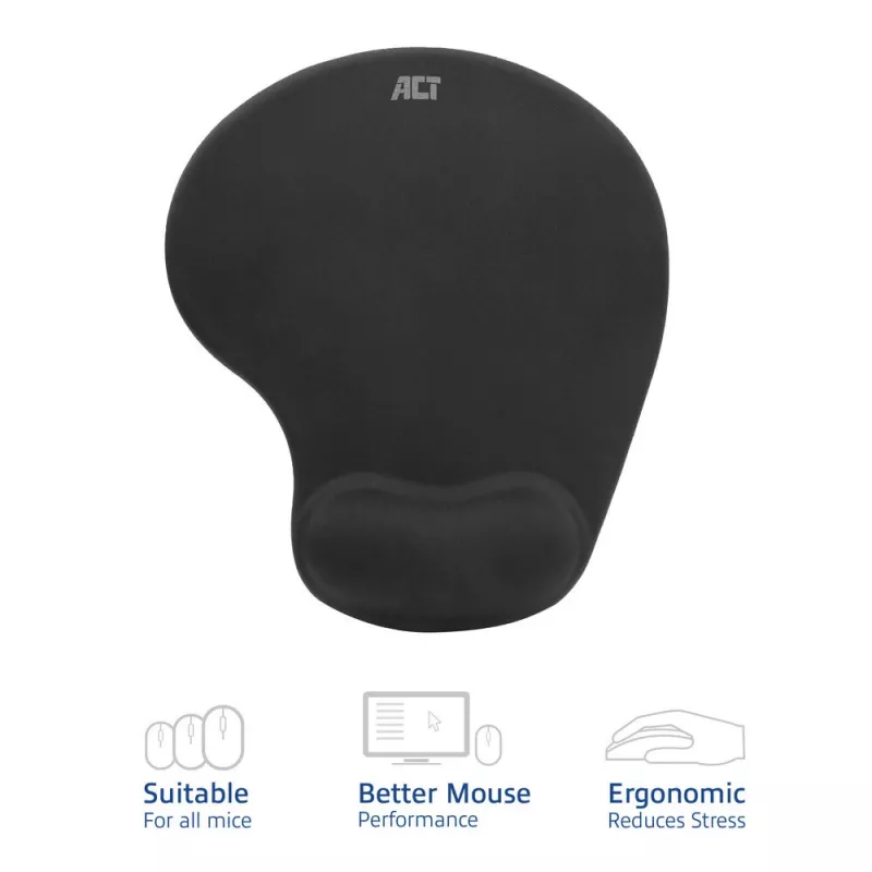 Hiirematt ACT Ergonomic AC8010 randmetoega