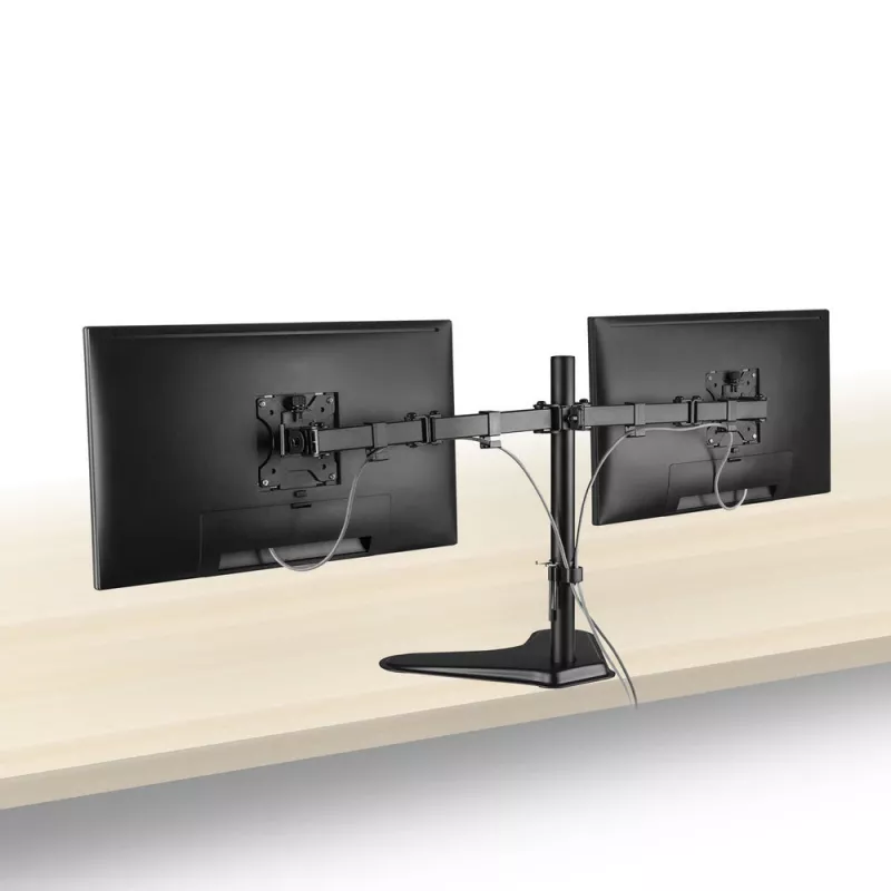 ACT vabalt seisev topeltmonitori hoidik AC8320, max kaal 16 kg, min ekraan 33 cm, max ekraan 81,3 cm