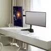 ACT vabalt seisev topeltmonitori hoidik AC8320, max kaal 16 kg, min ekraan 33 cm, max ekraan 81,3 cm