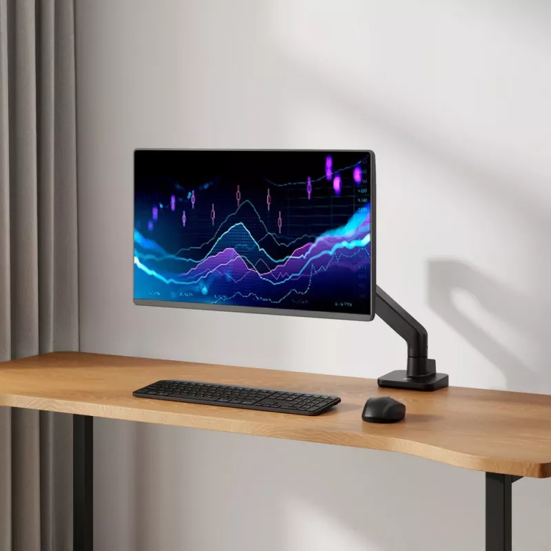 ACT Monitori käsi 49 tolli kontori premium gaasivedru 1 monitor Klambriga/Auguga 20 kg