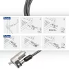 Sülearvutilukk ACT AC9030 Metallic Round Key 2m kaabel