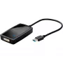 Targus USB 3.0 SuperSpeed Multi Video USB graafikaadapter 2048 x 1152 pikslit Must