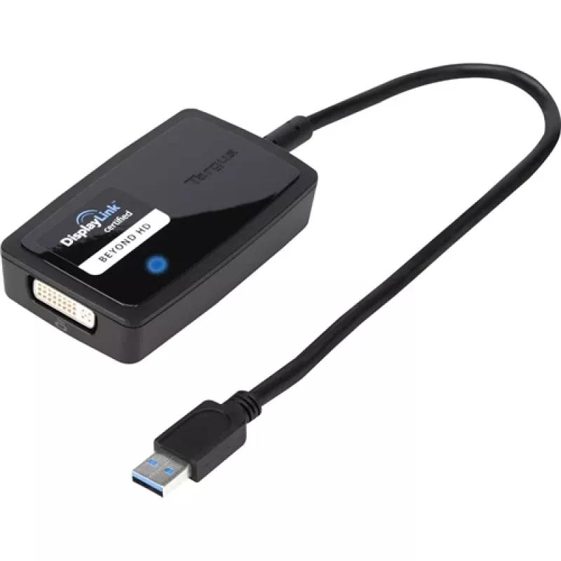 Targus USB 3.0 SuperSpeed Multi Video USB graafikaadapter 2048 x 1152 pikslit Must