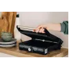 Kontaktgrill AENO EG2 — 2000 W, ristkülikukujuline, roostevaba teras/must, 345×327 mm