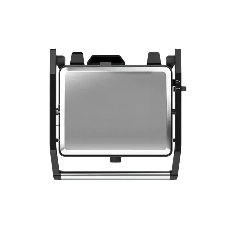 Kontaktgrill AENO EG2 — 2000 W, ristkülikukujuline, roostevaba teras/must, 345×327 mm
