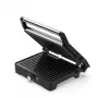 Kontaktgrill AENO EG2 — 2000 W, ristkülikukujuline, roostevaba teras/must, 345×327 mm