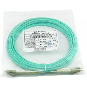 BlueOptics AJ837A-BO InfiniBand fiiberoptiline kaabel 15 m LC Türkiissinine