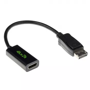 Adapterkaabel DisplayPort isane - HDMI-A-pesa ACT AK3994 0,15 m