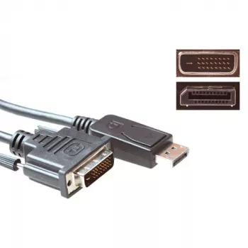 ACT 1,8 m adapterkaabel DisplayPort isane DVI isasele