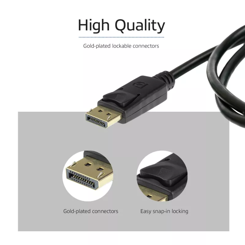 ACT 1 meetri DisplayPort 1.4 kaabel 8K isane - isane