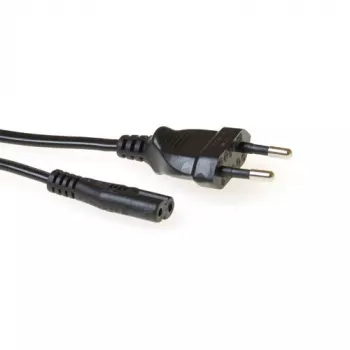 Toitejuhe Euro isane - C7 emane must 1.5 m ACT Powercord