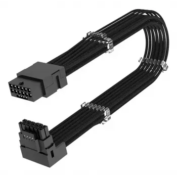 Kaabel Akasa G-Nexus PX16 12+4-kontaktiline Must 0,3 m