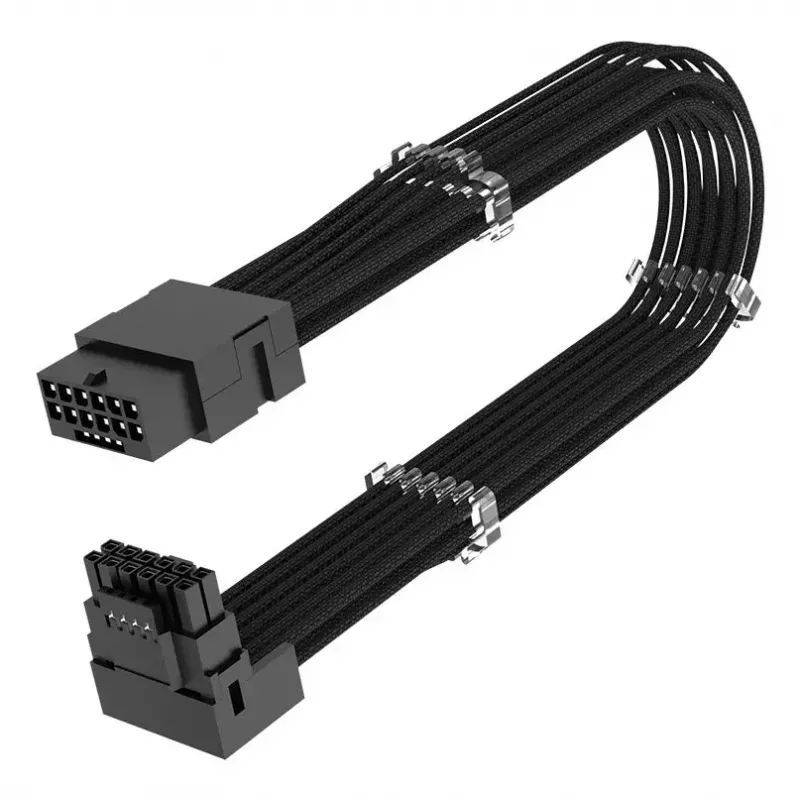 Kaabel Akasa G-Nexus PX16 12+4-kontaktiline Must 0,3 m