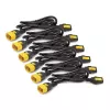 APC toitejuhtme komplekt (6 tk), lukustatav, C13 kuni C14, 1,8 m, sinine, 1,83 m, C13 pistikupesa, C14 pistik, 10 A
