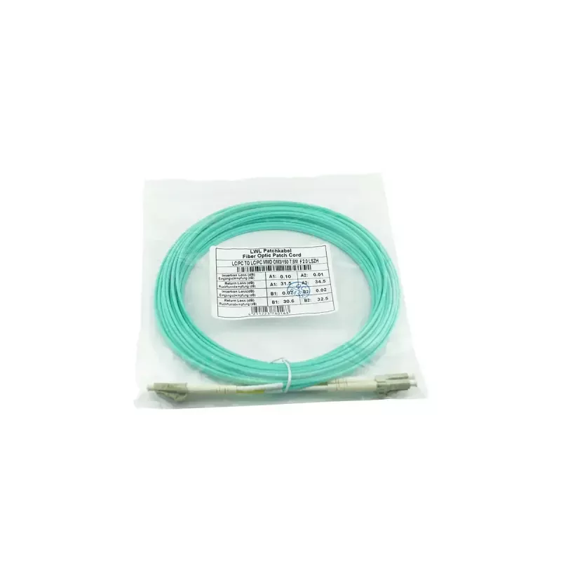 Fiiberoptiline kaabel BlueOptics ASRC-BO 2x LC LC/UPC OM3 30 m Aqua