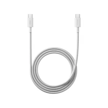 USB-C–USB-C kaabel Xiaomi BHR087KGL 1 m, USB 2.0, 0,48 Gbit/s, valge