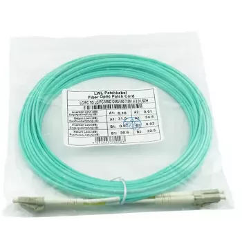 Fiiberoptiline kaabel BlueOptics BK843A-BO 50m LC OM3 Aqua