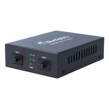 BlueOptics 10G Etherneti meediamuundur 2x SFP+ 10000 Mbit/s 850 nm Must