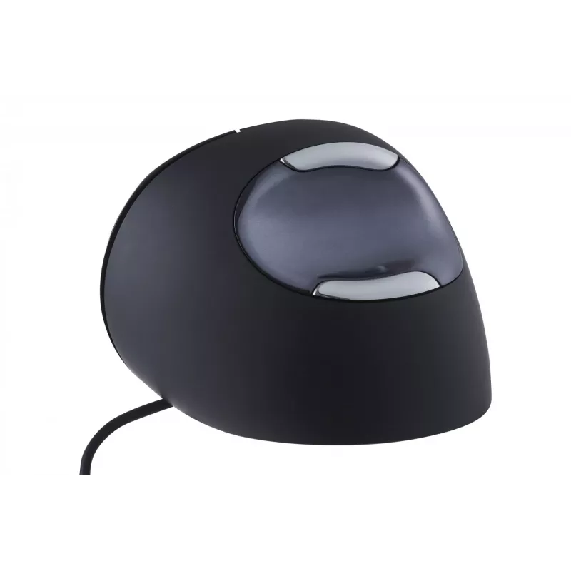 BakkerElkhuizen Evoluent D väike, paremakäeline, vertikaalne disain, laser, USB Type-A, 3200 DPI, must