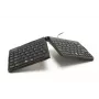 BakkerElkhuizen Goldtouch Travel Go2 Wired DE Qwertz, Mini, Juhtmega, USB, Käärmeklambriga lüliti, QWERTZ, Must