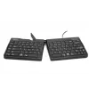 BakkerElkhuizen Goldtouch Travel Go2 Wired DE Qwertz, Mini, Juhtmega, USB, Käärmeklambriga lüliti, QWERTZ, Must