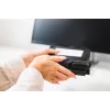 BakkerElkhuizen Goldtouch Travel Go2 Wired DE Qwertz, Mini, Juhtmega, USB, Käärmeklambriga lüliti, QWERTZ, Must