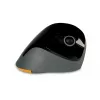 BakkerElkhuizen PRF Mouse Wireless tumehall, paremakäeline, vertikaalne disain, optiline, RF-juhtmevaba, 1600 DPI, must, hall