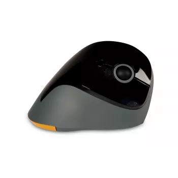 BakkerElkhuizen PRF Mouse Wireless tumehall, paremakäeline, vertikaalne disain, optiline, RF-juhtmevaba, 1600 DPI, must, hall