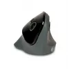 BakkerElkhuizen PRF Mouse Wireless tumehall, paremakäeline, vertikaalne disain, optiline, RF-juhtmevaba, 1600 DPI, must, hall