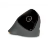 BakkerElkhuizen PRF Mouse Wireless tumehall, paremakäeline, vertikaalne disain, optiline, RF-juhtmevaba, 1600 DPI, must, hall