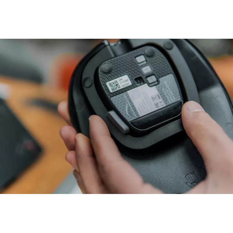 BakkerElkhuizen HandshoeMouse Shift Bluetooth hiir Kontor Kahekäeline Optiline 1000 DPI