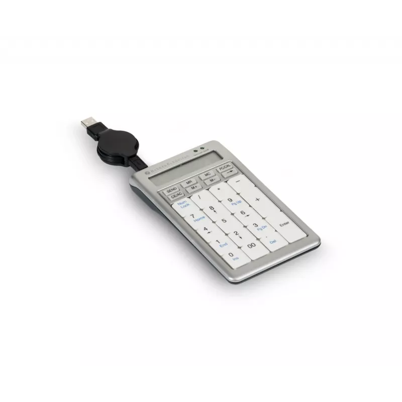 BakkerElkhuizen S-board 840 numbriklaviatuur, USB, PC, 1,2 m, helehall, valge