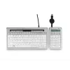 BakkerElkhuizen S-board 840 numbriklaviatuur, USB, PC, 1,2 m, helehall, valge