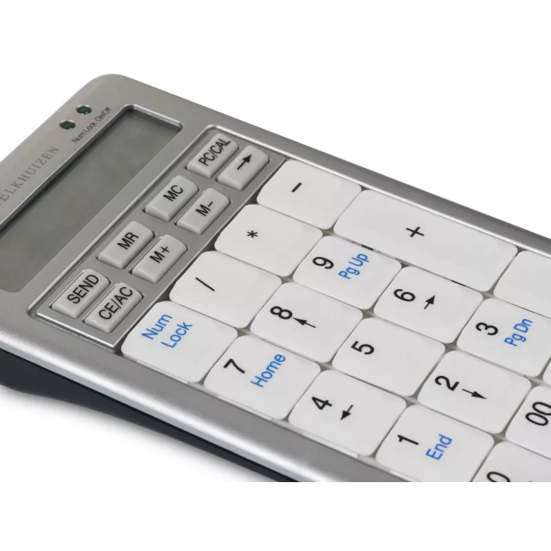 BakkerElkhuizen S-board 840 numbriklaviatuur, USB, PC, 1,2 m, helehall, valge