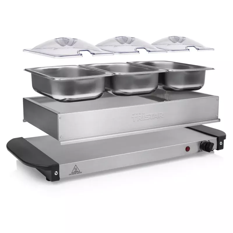 Buffet Server Tristar BP-6283 200W 4,2L Roostevaba teras