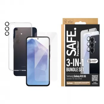 Kaitsekomplekt PanzerGlass Samsung Galaxy A55 5G kriimustus- ja löögikindel