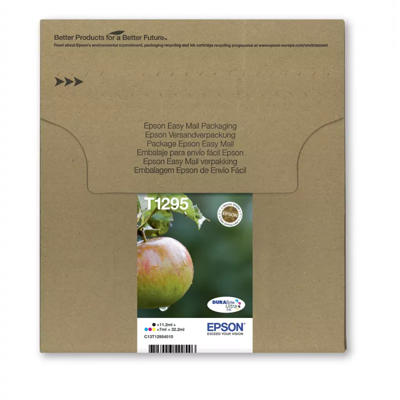Epson Apple Multipack 4-värvi T129 EasyMail, must, tsüaan, magenta, kollane, 11,2 ml, 7 ml, 1 tk, komplekt