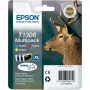 Epson Stag Multipack 3-värviline T1306 DURABrite Ultra tint, tsüaan, magenta, kollane, pigmendipõhine tint, 1 tk, mitmikpakend
