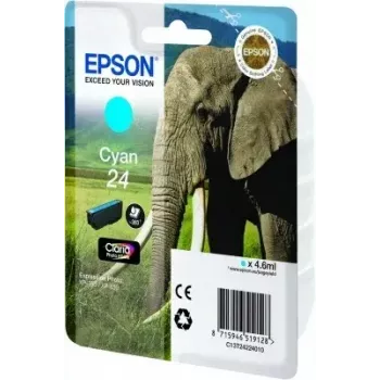 Epson Elephant Singlepack tsüaan 24 Claria Photo HD tint