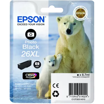 Epson Polar bear Singlepack Photo Must 26XL Claria Premium Ink