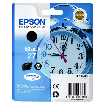 Epson Alarm clock 27 DURABrite Ultra tindikassett 1 tk Originaal Standardväljatrükk Must