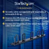 StarTech.com 1U 19in Metallist riiulisse paigaldatav kaablihalduspaneel