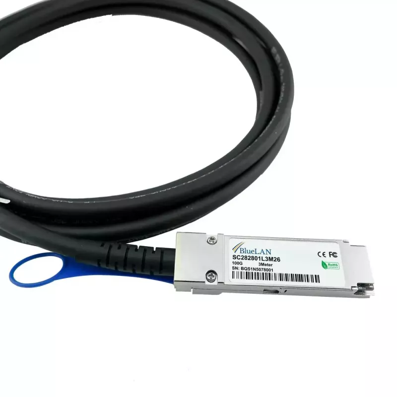 DAC-kaabel BlueOptics CAB-Q-Q-100G-3M-BL QSFP28 3 m