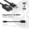 DisplayPort-HDMI passiivne adapter CLUB3D CAC-1001