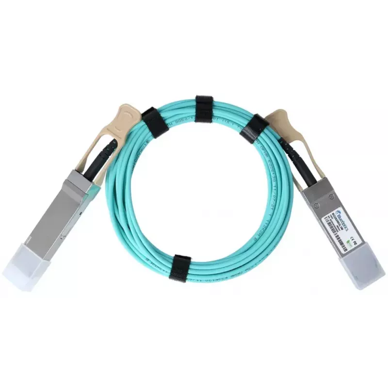 BlueOptics CBL-510-BO InfiniBand fiiberoptiline kaabel 10 m QSFP28 Aqua
