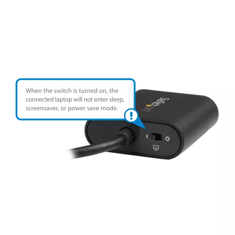 StarTech.com USB-C–VGA-adapter – esitlusrežiimi lülitiga – 1920x1200